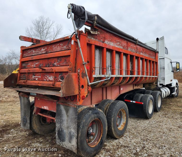 image for item KT9445 1972 Fruehauf ND-F2-DB4-24  end dump trailer