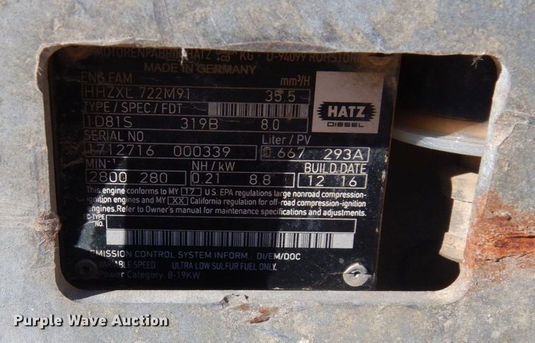 image for item KU9744 Wacker Neuson DPU6555  plate compactor