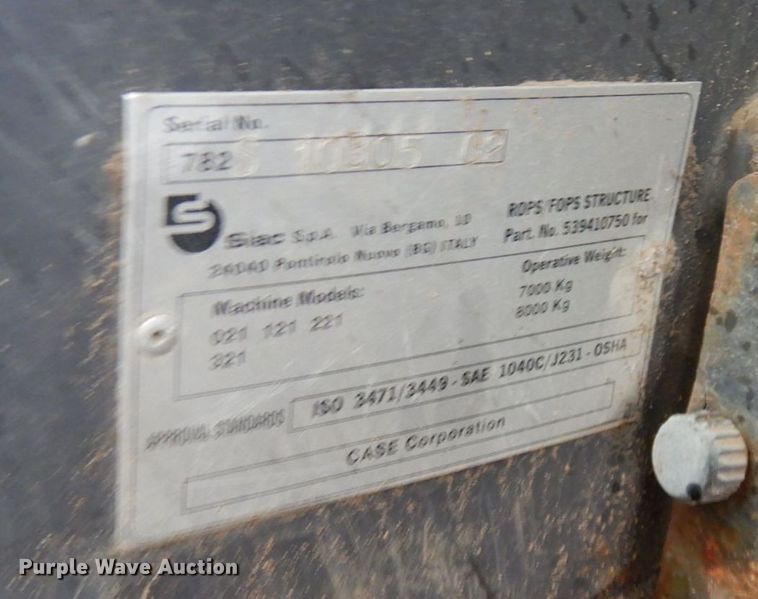 image for item KU9760 2003 Case 321D  wheel loader