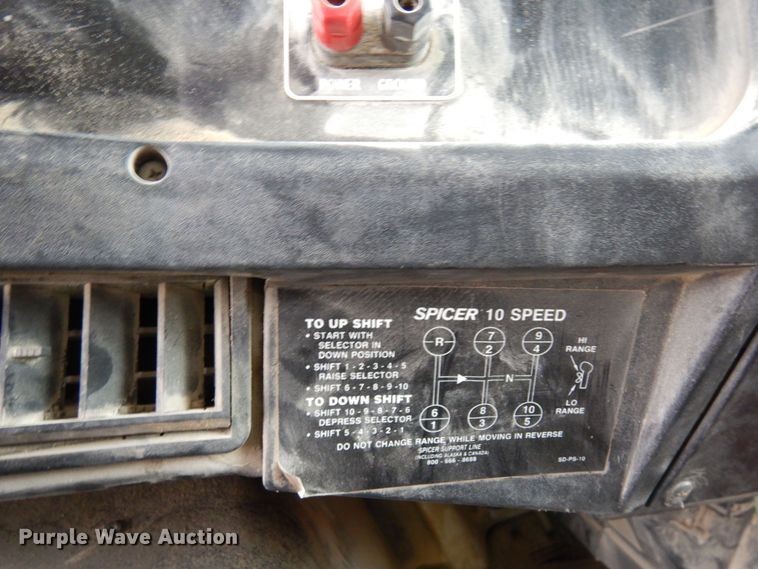 image for item KU9761 1999 International 8100  dump truck