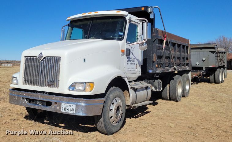 image for item LG9508 2005 International 9400i  dump truck with trailer