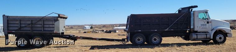 image for item LG9508 2005 International 9400i  dump truck with trailer