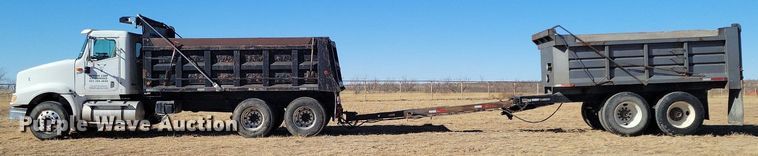image for item LG9508 2005 International 9400i  dump truck with trailer