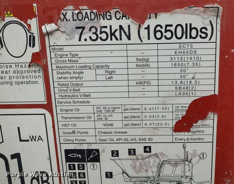 image for item LG9541 Canycom SC75  concrete buggy