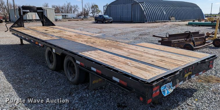 image for item LP9212 2020 Big Tex 25GN-28BK  equipment trailer