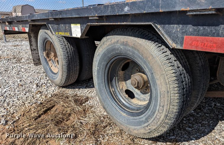 image for item LP9212 2020 Big Tex 25GN-28BK  equipment trailer