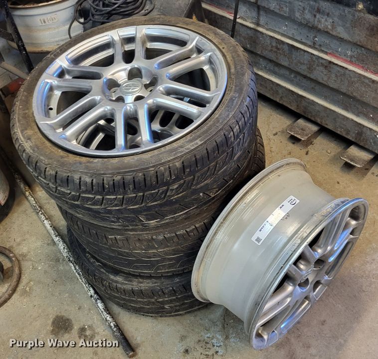 image for item LR9163 (3) 215/45R17 tires and wheels