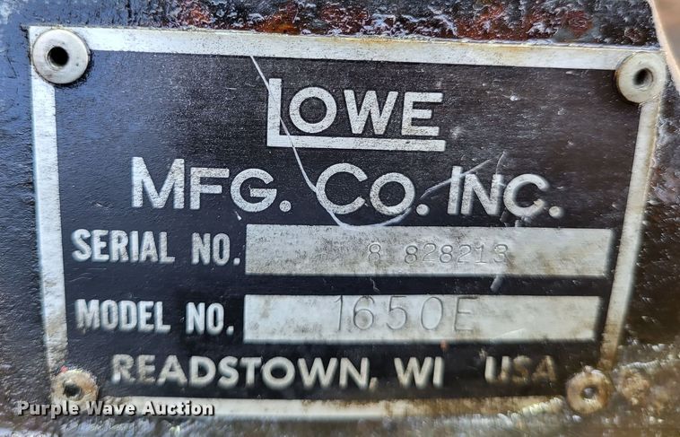 image for item LR9167 Lowe 1650E  skid steer auger