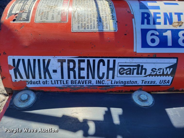 image for item LR9169 Kwik-trench KT200B  trencher