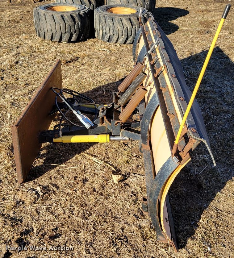 image for item MC9538 90"W skid steer snow plow