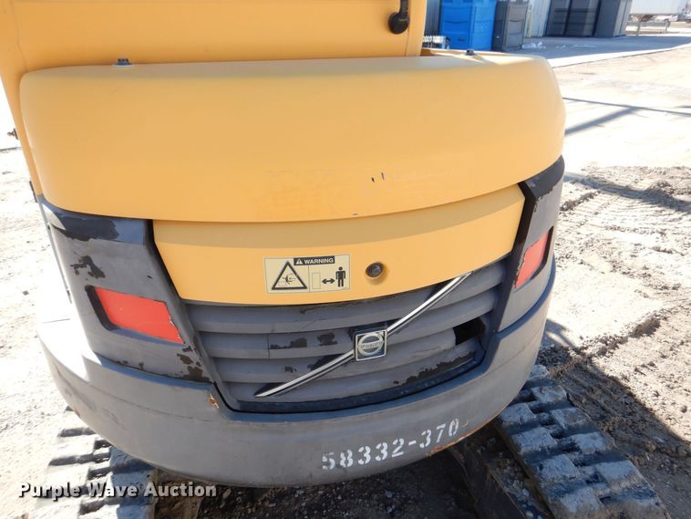 image for item MC9797 2012 Volvo ECR38  mini excavator
