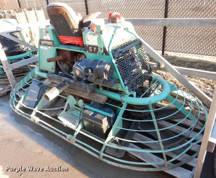 image for item MC9802 Whiteman STX  power trowel