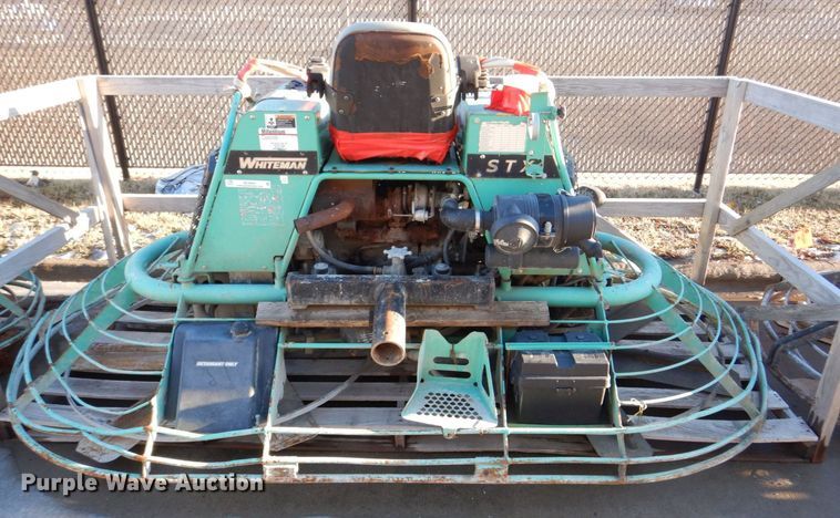 image for item MC9802 Whiteman STX  power trowel