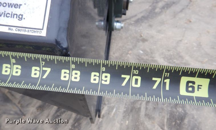 image for item MC9827 Land Honor HL-LDR-0072W  72" W skid steer landscape rake