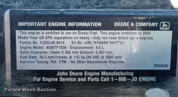 image for item MD9387 2002 Ditch Witch RT115H  cable plow