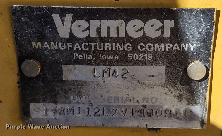 image for item MD9393 1997 Vermeer LM-42  cable plow