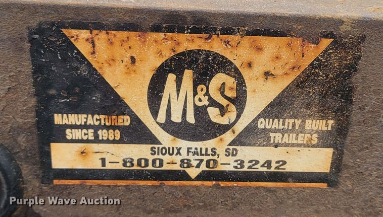 image for item ME9747 2013 M&S  equipment trailer