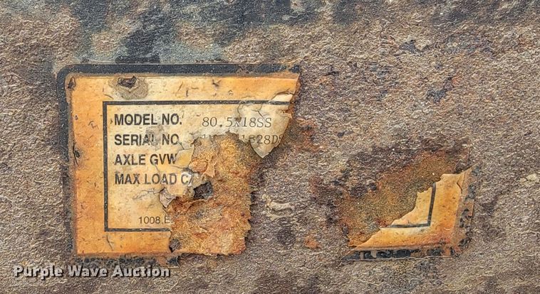 image for item ME9747 2013 M&S  equipment trailer