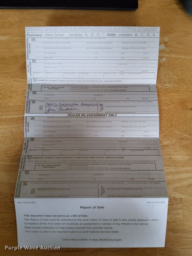 image for item ME9747 2013 M&S  equipment trailer