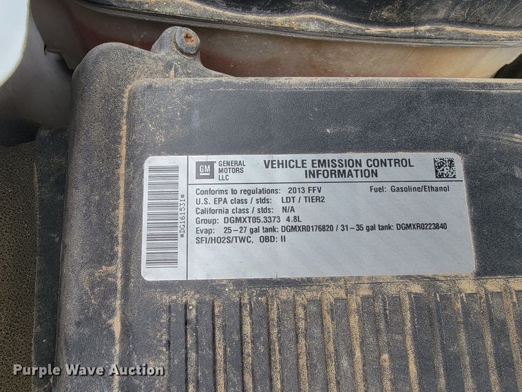 image for item ME9748 2013 Chevrolet Silverado 1500  pickup truck