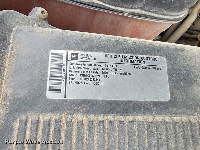 image for item ME9749 2012 Chevrolet Silverado 2500HD  Crew Cab pickup truck