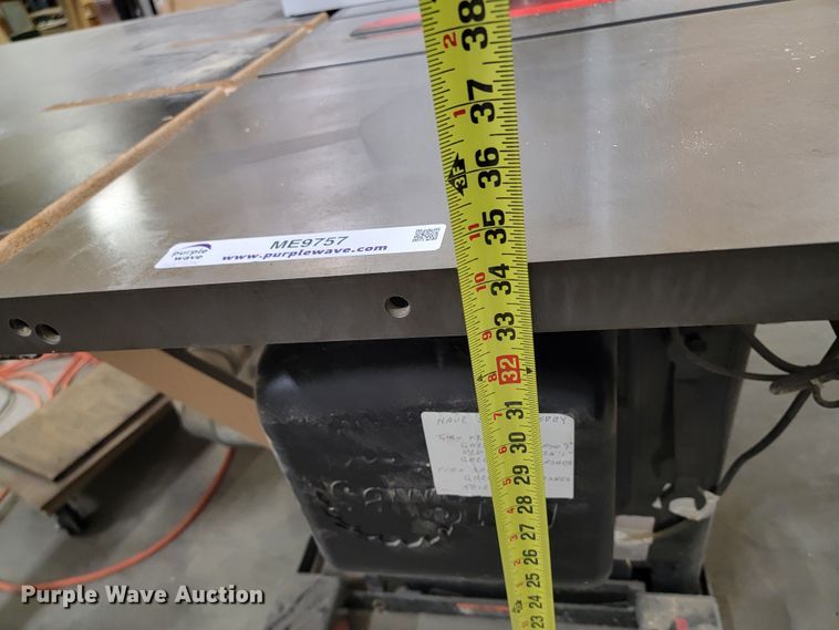 image for item ME9757 SawStop PCS 31230  table saw