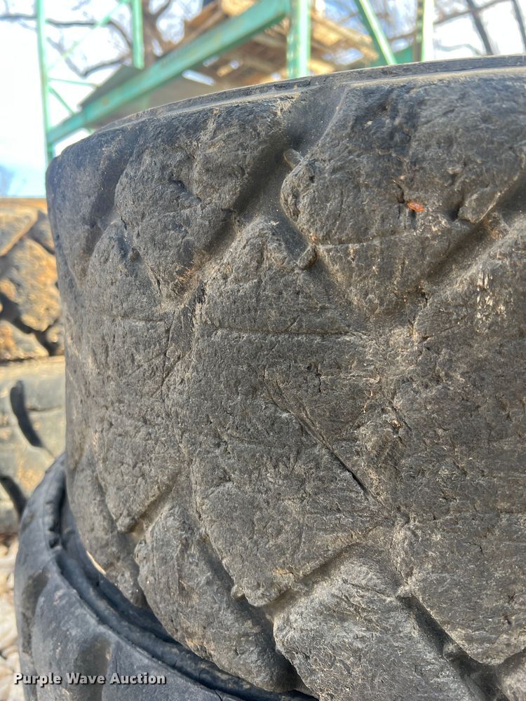 image for item MM9077 (4) 12x16.5 NHS tires and wheels