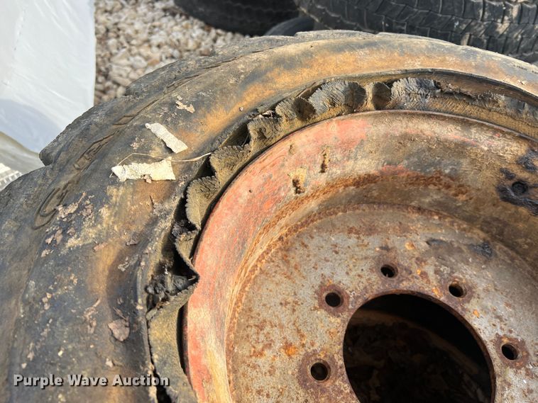 image for item MM9077 (4) 12x16.5 NHS tires and wheels