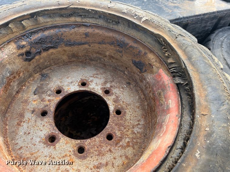 image for item MM9077 (4) 12x16.5 NHS tires and wheels