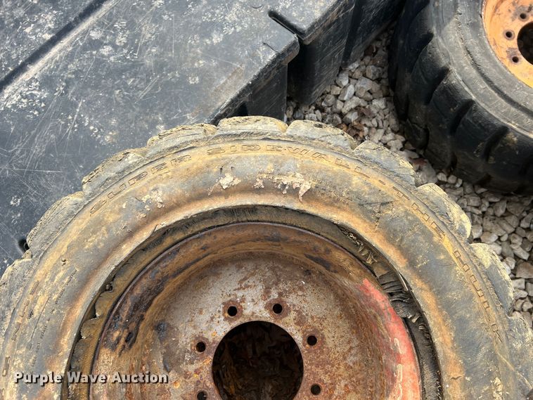 image for item MM9077 (4) 12x16.5 NHS tires and wheels