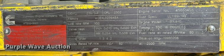 image for item MM9098 1998 Pettibone 636  telehandler