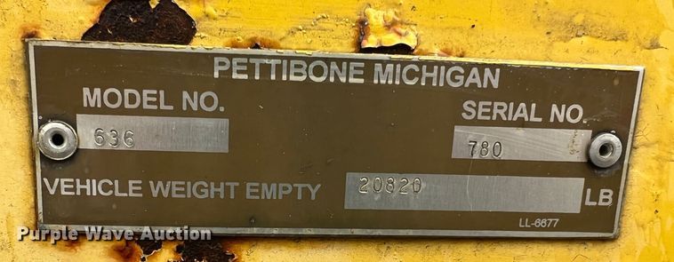 image for item MM9098 1998 Pettibone 636  telehandler