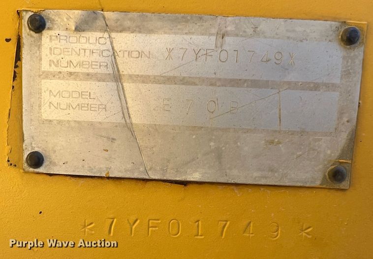 image for item MM9115 1989 Caterpillar E70B  excavator