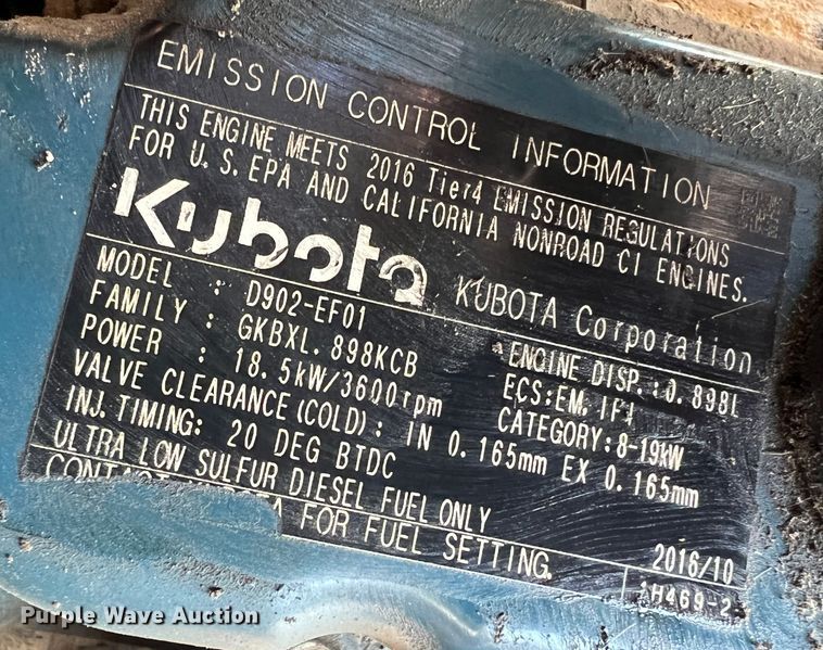 image for item MM9127 2017 Ditch Witch SK600  compact utility loader