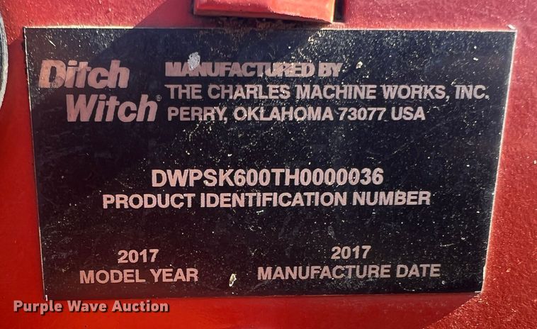 image for item MM9127 2017 Ditch Witch SK600  compact utility loader