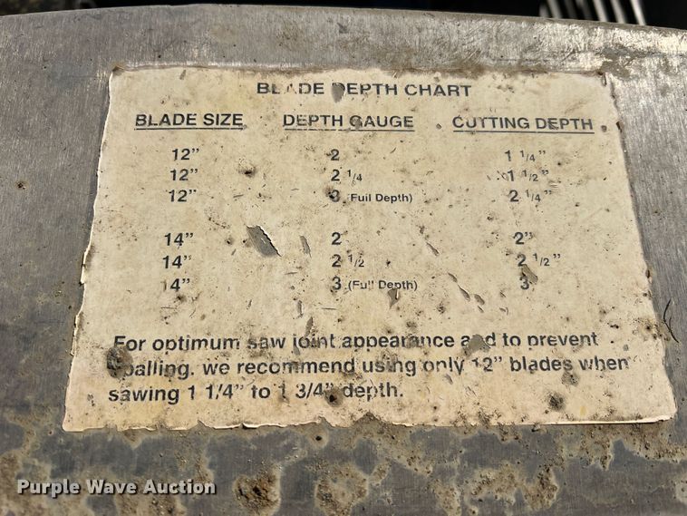 image for item MM9139 2008 Husqvarna Soff-Cut GX4200  concrete saw