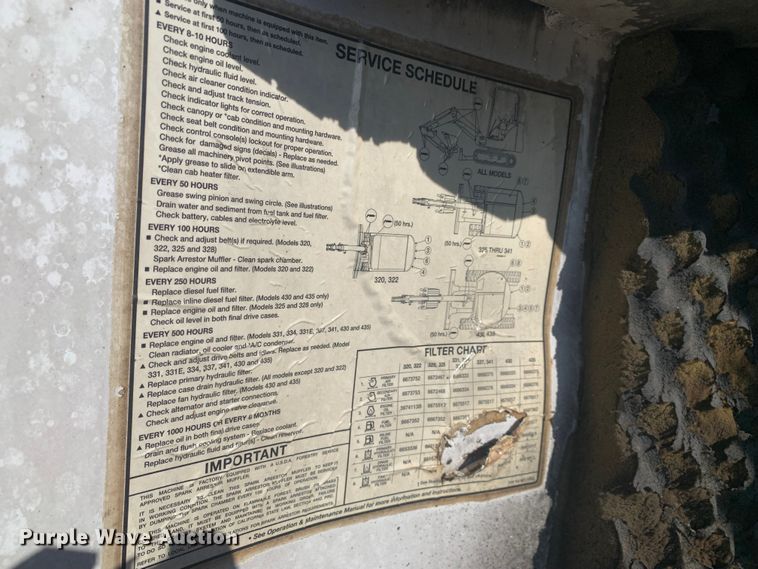 image for item MM9734 2004 Bobcat 435G  mini excavator