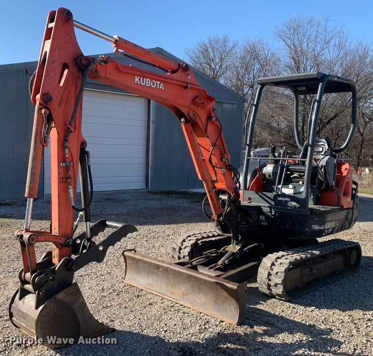 image for item MM9737 2014 Kubota KX91-3S2  mini excavator
