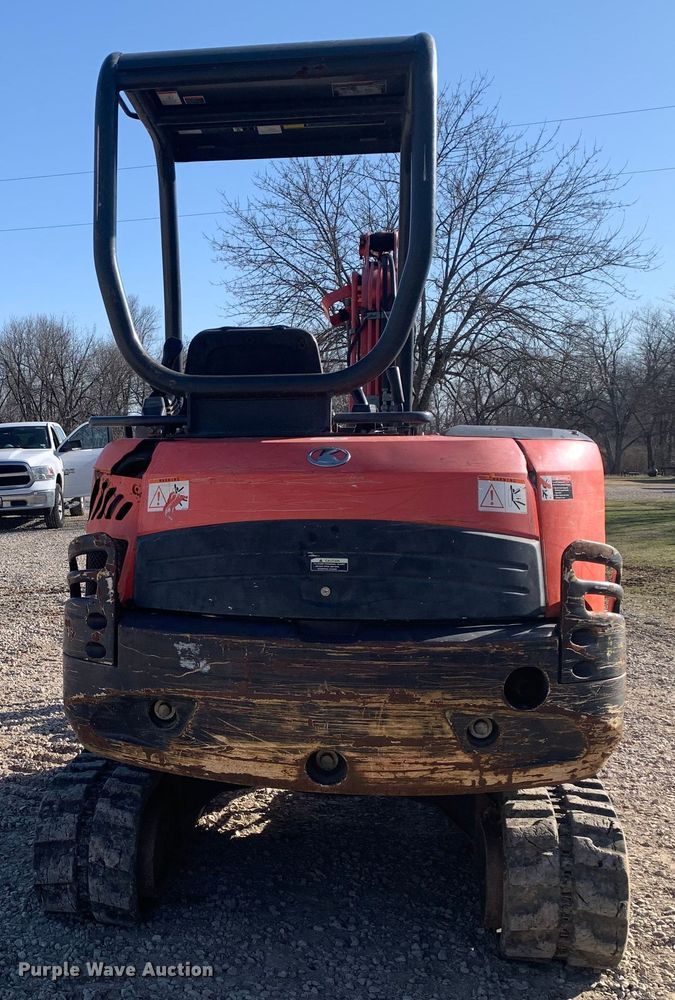 image for item MM9737 2014 Kubota KX91-3S2  mini excavator