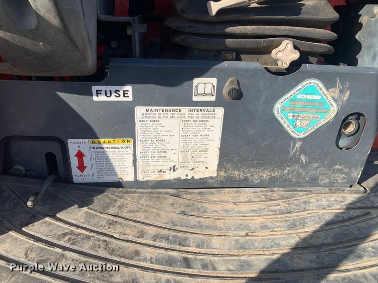 image for item MM9737 2014 Kubota KX91-3S2  mini excavator