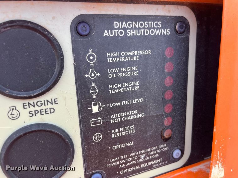 image for item MW9495 1995 Ingersoll Rand P175WJD  air compressor