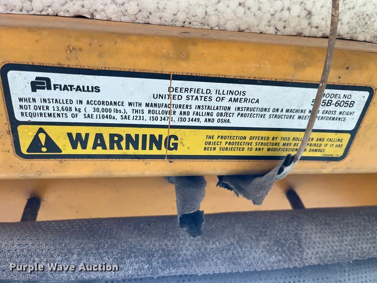 image for item MW9499 1978 Fiat-Allis 605B  wheel loader