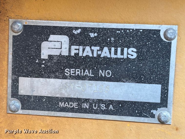 image for item MW9499 1978 Fiat-Allis 605B  wheel loader