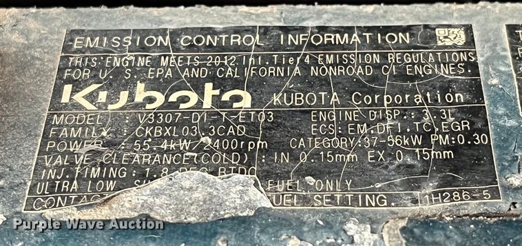 image for item MW9501 2012 Bobcat S630  skid steer loader