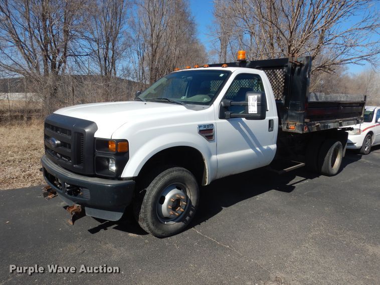 image for item DK7624 2009 Ford F350 Super Duty XL  dump bed pickup truck