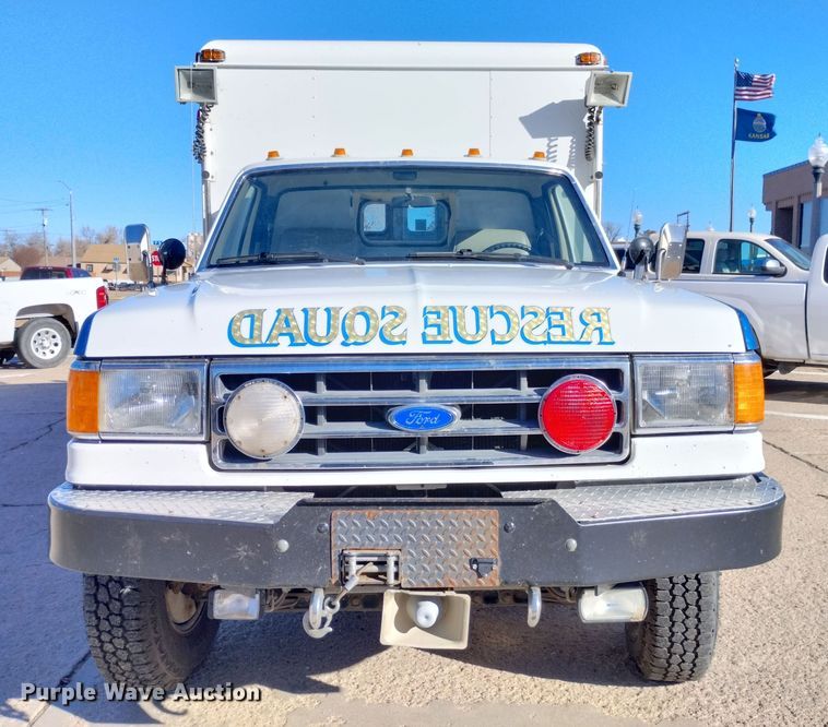 image for item DN6300 1989 Ford F450 Super Duty  rescue vehicle