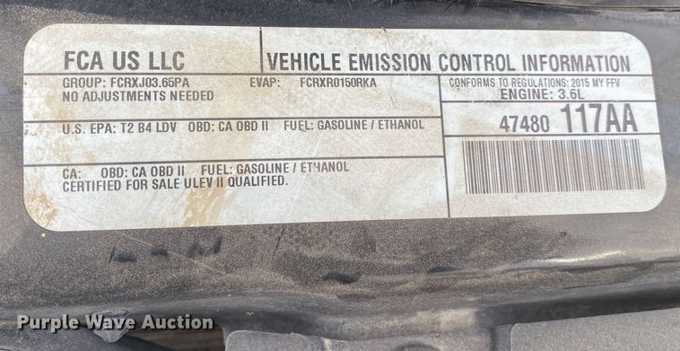 image for item DN8209 2015 Dodge Grand Caravan  handicap accessible van