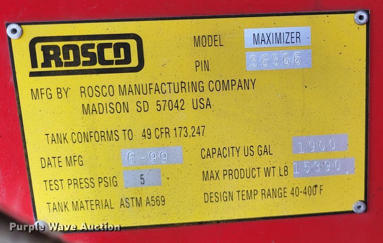 image for item DO3586 Rosco Maximizer  oil distributor bed
