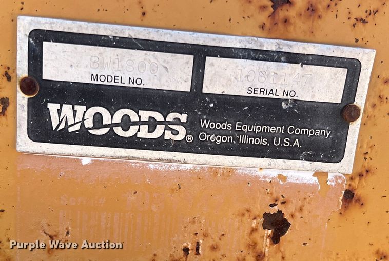 image for item DP0019 (2) Woods batwing rotary mowers