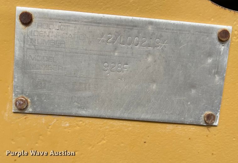 image for item DP0022 1993 Caterpillar 928F  wheel loader